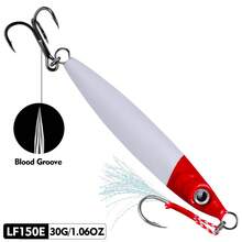 PRO BEROS PROBEROS 海水钓鱼夹具 10g-60g 带辅助钩，发光垂直夹具，快速铅夹具海钓夹具勺形诱饵，适用于金枪鱼、鲑鱼、旗鱼、条纹鲈鱼、石斑鱼、鲷鱼、王鱼 - color E - 查看 12