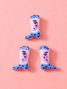 Juego de 1/5/10/20/30/50 piezas de dijes esmaltados pintados a mano de colores múltiples, lindos dijes que incluyen botas, cerezas, chiles, corazones, flores, luna, adecuados para la fabricación de joyas DIY, dijes, collares, aretes, llaveros, regalos para el Día de San Valentín, Día de la Madre