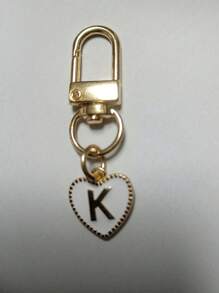 26er Buchstaben Buchstaben Schlüsselanhänger, rundkuppelförmig, zweiseitig, aus Legierung | Initiale A-Z, goldfarbenes Taschen- & Accessoire-Anhänger | Vielseitiger Karabinerverschluss Schlüsselring für Dekoration | Einzigartiges Schreibwaren, Rucksack & Kopfhörer-Taschenverschluss | Ideales Geschenk zum Geburtstag & Lernhilfe zu Halloween