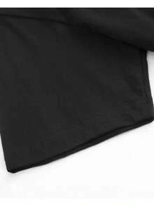 Pink Graphic Tees Men - "Balenciag" Text Men Shirts - 黑色 - 查看 3