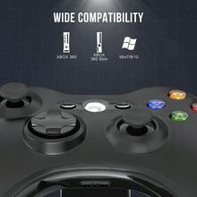 X360 Wired Controller, USB Wired Gamepad Joystick With Improved Dual Vibration And Ergonomic Design For X-Box 360 & Slim & PC 7/8/10(Black) ,PC Gamepad,Multi Colored Wired Game Controllers - White - View 5