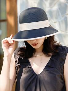 1 件女士春夏防晒帽，多功能户外遮阳帽，适合徒步旅行、钓鱼、海滩，简单的渔夫帽设计适合户外活动 - A - 查看 13