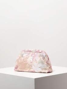 Shiny Clutch Bag For Women, Floral Bag, Sequin Bag, Prom Bag, Prom Dresses For Women, Prom Accessories, Elegant Bag For Women, Wedding Items, Shiny Prom Wallet (Pattern Random), Sparkling Sequin Bags Ladies Elegant, Fashionable Clutch Bags For Woman - Multicolor - View 2