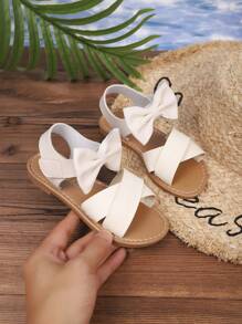 1 Par de Sandálias de Verão Novas para Meninas, Sapatos de Praia com Decoração de Borboleta Fofos de Bico Aberto, Adequados para Praia, Viagem, Fotografia, Escola, Uso Interno