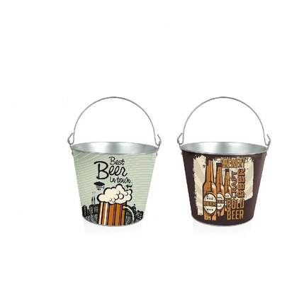 BLOOM STORE-SET 2  Cubo de metal para cerveza 5L  privilege