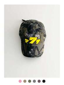 1pc Soft Crown Retro Y2K Camouflage Baseball Cap, Outdoor Sun Hat With 3D Embroidery, Unique Distressed Vintage Design, Deep Crown Low Profile Snapback Cap, Fashionable Street Hiphop Cap For Women Spring/Summer