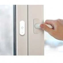 EMASTIFF Sensor de vibración WiFi inteligente para hogar Tuya, notificación por aplicación Smart Life, detección de movimiento y alarma en tiempo real, registro histórico de