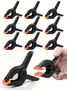 3Inches Large Heavy Duty Clamps, Woodworking Tools, Handheld Clips For Home Use, Spring Clamp, Powerful Clip For Fixing, Tools For Men