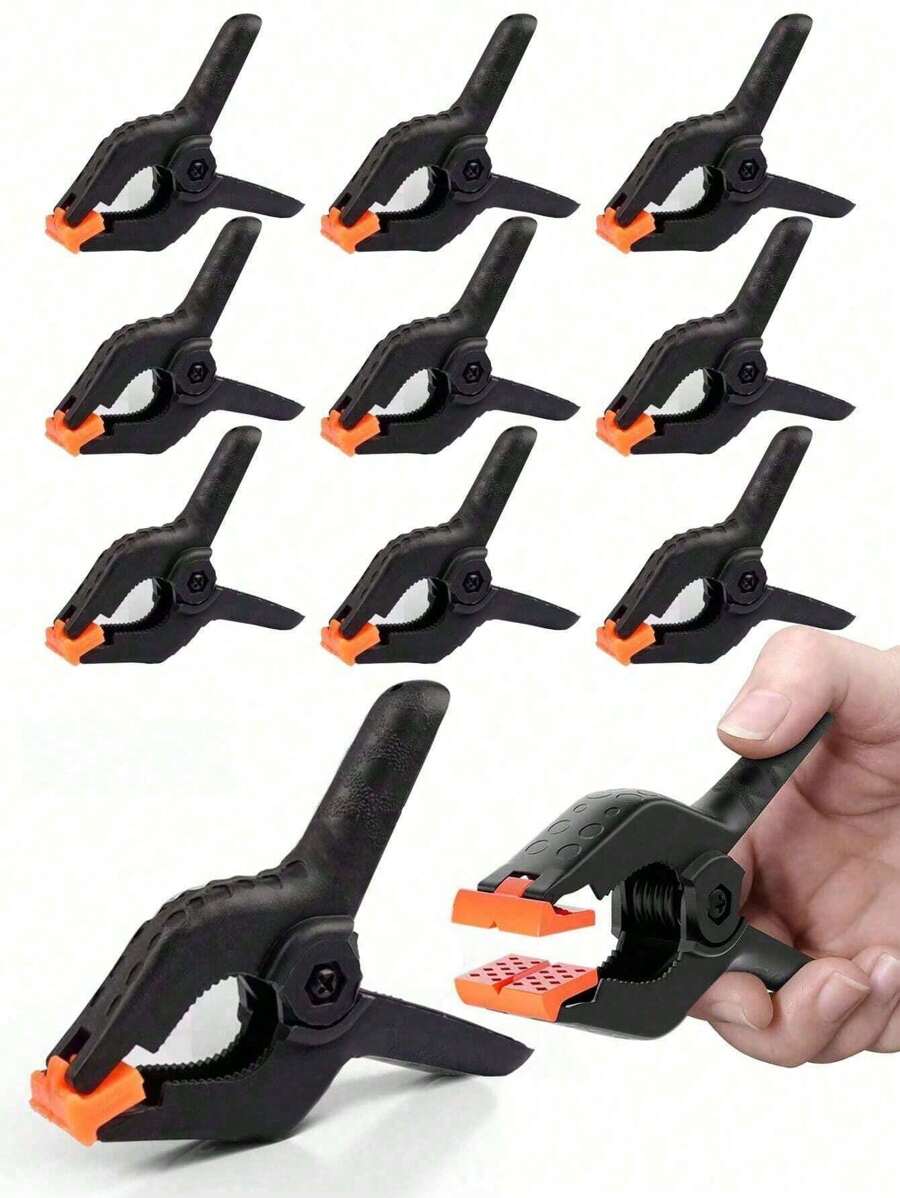 3Inches Large Heavy Duty Clamps, Woodworking Tools, Handheld Clips For Home Use, Spring Clamp, Powerful Clip For Fixing, Tools For Men