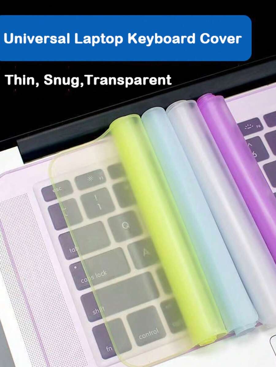 1 PIEZA Cubierta de teclado de silicona para portátil - Protector de teclado universal a prueba de polvo con diseño de dibujos animados, de vuelta a la escuela