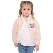 Lilo & Stitch Disney Stitch Jacket | Girls Teddy Jacket | Stitch Clothes For Girls | Official Merchandise | Fast UK Delivery Shipping | Trusted UK Seller | Great Gift For Kids | Perfect For Birthdays And Christmas, Back To School - Pink - View 3