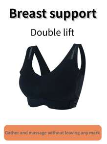 Brand New Seamless Smart Chest Massager Breast Enhancement Instrument Chest Care Underwear Chest Massager Breast Massage Underwear Anti-Sagging Gather Back Chest Massager Power 5W Battery 1200mAh