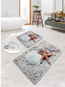 CHILAI HOME - RUGS SET Two Pıeces-60*100&50*60 - Made In Turkey - Blue and White - View 2