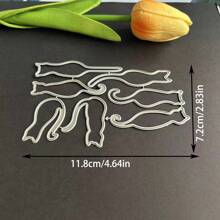 Cats Metal Cutting Dies, DIY Scrapbooking Album And Embossing Stencil, Greeting Card Making Tool, Card Paper Cutting Crafts ,Gift Card Making Template Die Cuts