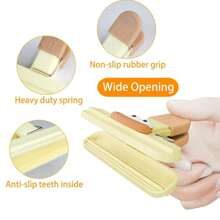 Cartoon Fresh And Simple Potato Chip Bag Clip - Heavy Duty Plastic Food Storage Sealer, Bread Food Bag Clip, Strong Sealing Snack Bag Sealer, Fresh Bag Tea Sealing Artifact Plastic Clip, Convenient Tea Snack Sealing Clip, Suitable For Kitchen And Restaurant Sealing Clip