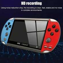 圣诞装饰复古掌上游戏机内置 5000 个游戏游戏便携式游戏机音频视频游戏机 AV 输出生日礼物