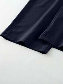 1 pièce Pantalon droit avec poches pour garçons adolescents/jeunes, vêtement de rue pour l'extérieur - Bleu azur - Voir 7