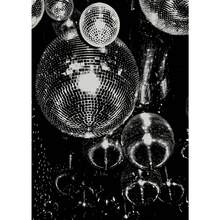 1 Stück Geschenk Pop Disco Ball Poster, Funkige Leinwandmalerei im 70er Jahre Stil, Frauenkopf mit Disco Ball Muster, Mädchenzimmer Dekoration, optional mit Rahmen - Verschiedenfarbig - Übersicht 11