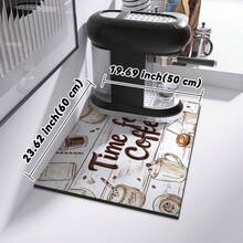 Coffee Machine Absorbent Mat, Kitchen Counter Draining Mat, Rapid Drying Heat-Resistant Dish Pad, Water Controlling Mat - Color - View 31