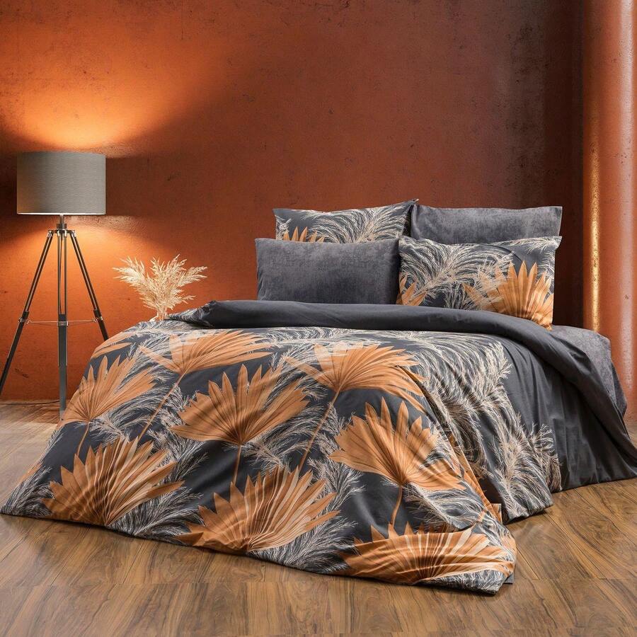 [Hergestellt in der Türkei] Weiches Baumwoll-Mischgewebe 3/4 Stücke Bettwäsche-Set | 160*220 / 220*240 Bettbezug + 180*240 / 240*260 Spannbettlaken + 50*70 Kissenbezug(e) | Minimalistisches & gemütliches Design