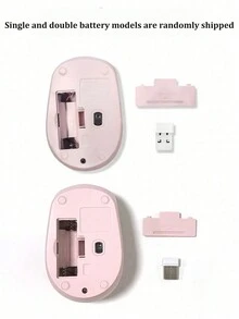 轻便便携式 ABS 2.4G 接收器无线鼠标，静音，适用于台式机、笔记本电脑、手机、iPad、平板电脑 - 彩色 - 查看 4