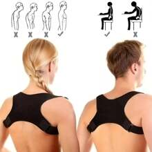 1 pièce Bandoulière de formation physique multifonctionnelle réglable, convenant aux hommes et aux femmes. Correcteur de posture, soutien dorsal, sangle d'épaule invisible ouvrant la poitrine, ceinture lombaire anti-voûte respirante, ajusteur de posture assis, support pour le cou et les épaules - idéal pour un port quotidien, stabilisation de la clavicule - favorise les accessoires de gym à bonne posture