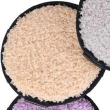 3pcs Reusable Facial Cleansing Pads, Dual-Sided Washable, In Random Colors, Portable