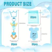 20 Sets Baby Shower Decorations Gender Reveal Baby Shower Favours Baby Shower Favors For - Multicolor - View 9