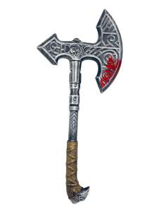 1pc Plastic Imitation Axe Weapon, Primitive/Viking/Pirate Cosplay Costume Party Decoration Prop
