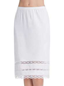 1件套女士防走光蕾丝花边半身裙衬裙