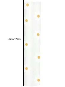 1 pièce Tapis de placard anti-adhérent et antidérapant à motif chrysanthème, tapis de tiroir de réfrigérateur, tapis de réfrigérateur imperméable en EVA, tapis de placard, tapis de table simple. Convient pour les écoles, les bureaux, les maisons et les voyages