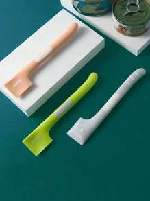 1 szt Losowy kolor Zwierzak domowy Łyżka , Długi uchwyt Łyżka Dla Pies I Kot Żywność Mieszanie , Otwieracz do puszek Łyżka