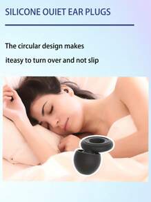 6 Sets - Reusable Silicone Earplugs For Sleeping And Swimming - 35dB Noise Reduction, With 2 Pairs Of Ear Caps, Suitable For Snoring, Studying, Concerts And Hearing Protection