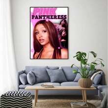 1/3 幅装裱海报墙饰，高清流行歌手海报，客厅、卧室、酒吧家居装饰 - 彩色 - 查看 32