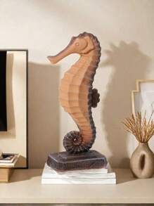 Seahorse Statue Ocean Decor Modern Sculpture Home Gift Decoration Table Centerpiece Crafts Resin Art, Best Birthday, Valentine's Day Gift Birthday