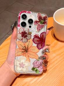 1pc Bead Flower Element Pattern Print Soft Anti-Fall Phone Case Compatible With IPhone 16/11/12/13/14/15/15pro/15 Plus/15 Promax/7plus/8plus/X/Xs Max/Xr/11pro/12pro/13pro/14pro/12mini/13mini/11promax/12promax/13promax/14promax/14plus/6/6s/6plus/7/8/16Pro/16plus/16promax/Se&Compatible With Samsung Galaxy/A54/A14/A12/A13/A15/A32/A33/A24/A52S/S20/S21/S22/S23/S24/S23Plus/S24ultra/S25/A15/A33/A23