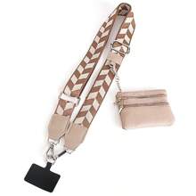 Clip And Go Strap For Phone With Wallet Crossbody Phone Strap, Wristlet Strap Adjustable Cell Phone Lanyard Phone Strap With Zippered Pouch Phone Chain Crossbody, Green