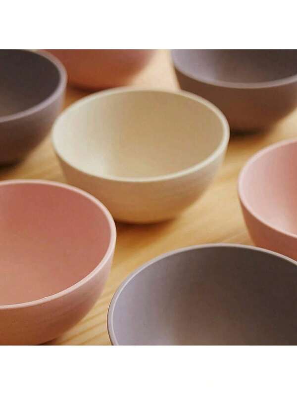 Kit 10 Tigelas Bowl Bambu  Cumbuca Sobremesa Bowls Tigela Alimentos
