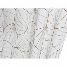 Transparent Curtain With Geometric Pattern (1 Piece, 140x300 Cm), Ideal For Modern, Minimalist Living Rooms. Perfect For Families Who Value A Stylish, Comfortable Home. - 淺咖 - 查看 3