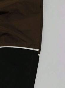 Conjunto de chaqueta y falda de estilo europeo y americano holgado y casual, de color block, manga larga, nueva llegada de otoño 2024 para mujeres