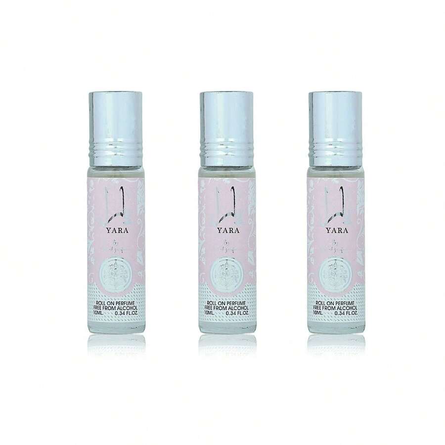 Ard Al Zaafaran Yara 3*10ml Alcohol-Free Musk Scented Roll-On - 3*10ml - 查看 1