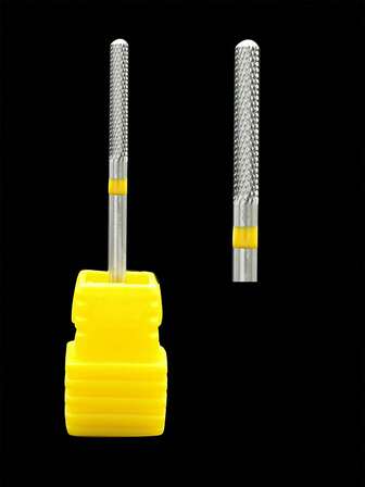 Easy Nail 1pc Tungsten Carbide Nail Drill Bits, 3/32" Shank, Professional Nail Tech Supplies, For Electric Cuticle Remover, Dead Skin Removal, Unscented Nail Cleaning Tool