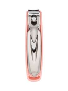 1pc Hollow Stainless Steel Nail Clipper With Anti-Splash Function And Nail Debris Collection Design, Available In 3 Sizes And Colors, Home Manicure Tool