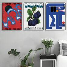 1 Stück/3 Stück Wandkunst Poster mit optionalem Rahmen, Vintage Klassisch Poster, Vintage Abstrakte Leinwanddruck Mittelalterliche Wandkunst Leinwandmalerei, geeignet für Wohnzimmer und Schlafzimmer Dekoration, geeignet für Wände in Wohnungen und Wohnheimen, Wohnzimmer und Bar Dekoration, Esszimmer oder Badezimmer, Raumdekoration, Rahmenlos Hochwertige Innen-/Außenleinwandkunst, Rahmenlos