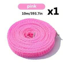 1 pièce de corde à linge portable, corde à linge épaissie et améliorée, sans perçage, disponible en plusieurs couleurs et tailles, corde à linge en plastique robuste, antidérapante et résistante au vent, corde à linge de camping, convenant pour une utilisation dans les salles de bain, les balcons, le camping extérieur, les voyages, les écoles, les dortoirs, etc., accessoires de buanderie de la maison, accessoires de camping extérieur, accessoires de salle de bain et de dortoir