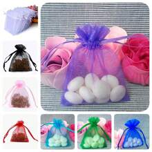 50pcs Champagne-Color Gift Bags, Organza Wedding Favor Bags, Candy/Snack/Packaging Bags, Tableware Packaging Bags, Holiday/Party Supplies, Home Decor, Outdoor Storage Bags, Wedding/Party/Holiday Gift Packaging, Suitable For Various Festivals, Parties, Birthdays, Weddings