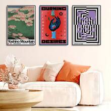 1 Stück/3 Stück Wandkunst Poster mit optionalem Rahmen, Vintage Klassisch Poster, Vintage Abstrakte Leinwanddruck Mittelalterliche Wandkunst Leinwandmalerei, geeignet für Wohnzimmer und Schlafzimmer Dekoration, geeignet für Wände in Wohnungen und Wohnheimen, Wohnzimmer und Bar Dekoration, Esszimmer oder Badezimmer, Raumdekoration, Rahmenlos Hochwertige Innen-/Außenleinwandkunst, Rahmenlos