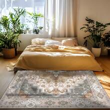 Luxurious, Machine-Washable, Non-Slip And Soft Velveteen Rug, Suitable For Entrance, Bedroom, Study, Kitchen, Hallway, Living Room, Cloakroom, And Commercial Office. It Is Simple And Elegant. The Short Pile Rug Comes With A Non-Slip Rubber Backing, Is Soft In Texture, And Easy To Clean And Maintain.