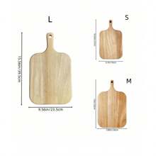 Premium Oak Wood Cutting Board - Double-Sided Thick Chopping Board, Suitable For Meat, Vegetables, Fruits. Food, Durable Design