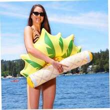 1 Folding Reclining Fruit Floating Bed (PVC), For Beach, Lake, Pool, Adult Seat Raft, Water Pad, Water Pool Games, Family Pool And Water Fun, Beach Buoy, Outdoor Games, Party Gift, For Adults, Suitable For Pool, Party, Beach - View 2